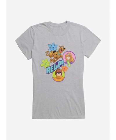 Festival Price Scooby-Doo Relp! Flowers Velma, Daphne And Scooby Girls T-Shirt $8.57 T-Shirts