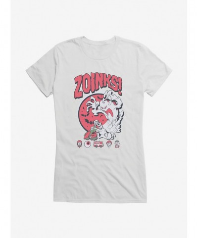 Discount Scooby-Doo Zoinks Ghost Girls T-Shirt $8.17 T-Shirts