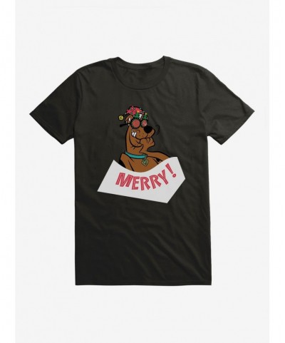 Unique Scooby-Doo Merry! T-Shirt $6.88 T-Shirts