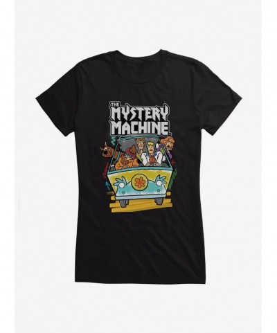 Fashion Scooby-Doo Spooky The Mystery Machine Girls T-Shirt $8.17 T-Shirts