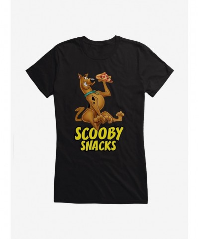 Hot Sale Scooby-Doo Scooby Snacks Pizza Girls T-Shirt $8.17 T-Shirts