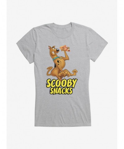 Hot Sale Scooby-Doo Scooby Snacks Pizza Girls T-Shirt $8.17 T-Shirts