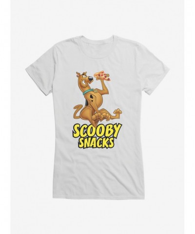 Hot Sale Scooby-Doo Scooby Snacks Pizza Girls T-Shirt $8.17 T-Shirts