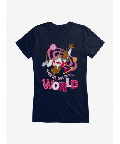 Hot Sale Scooby-Doo Valentines You're Out Of This World Girls T-Shirt $6.97 T-Shirts