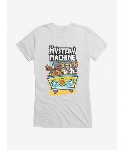 Fashion Scooby-Doo Spooky The Mystery Machine Girls T-Shirt $8.17 T-Shirts