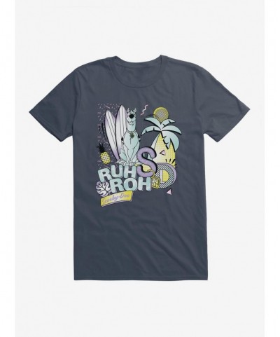 Limited-time Offer Scooby-Doo Retro Chrome Ruh Roh Chillin T-Shirt $8.99 T-Shirts