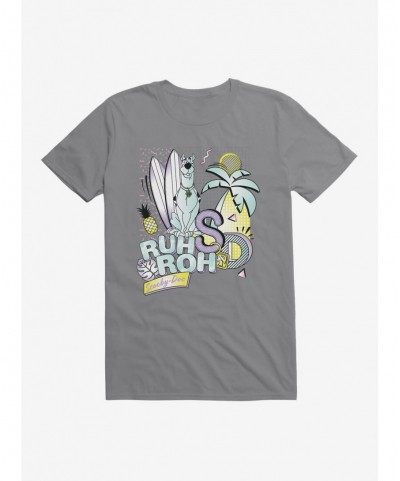 Limited-time Offer Scooby-Doo Retro Chrome Ruh Roh Chillin T-Shirt $8.99 T-Shirts