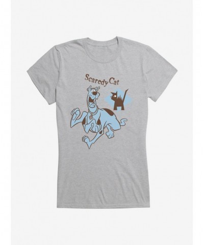 Clearance Scooby-Doo Scaredy Cat Girls T-Shirt $7.17 T-Shirts