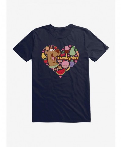 Exclusive Price Scooby-Doo So Yummy Food Icons T-Shirt $6.50 T-Shirts