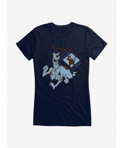 Clearance Scooby-Doo Scaredy Cat Girls T-Shirt $7.17 T-Shirts