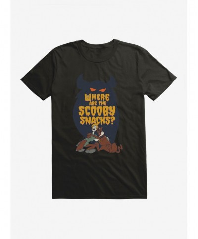 Big Sale Scooby-Doo Where Are The Scooby Snacks T-Shirt $8.80 T-Shirts