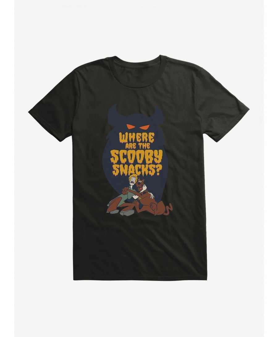 Big Sale Scooby-Doo Where Are The Scooby Snacks T-Shirt $8.80 T-Shirts