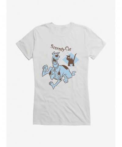 Clearance Scooby-Doo Scaredy Cat Girls T-Shirt $7.17 T-Shirts