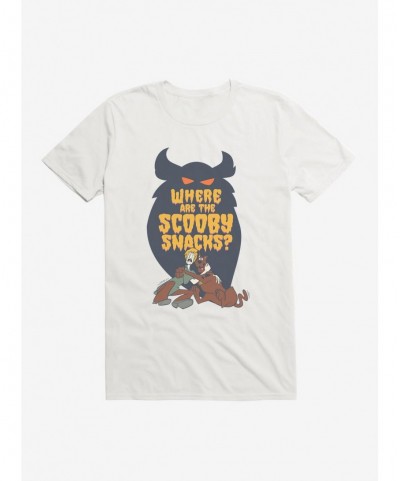 Big Sale Scooby-Doo Where Are The Scooby Snacks T-Shirt $8.80 T-Shirts