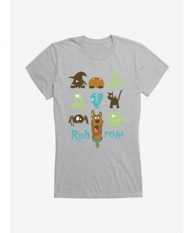 Crazy Deals Scooby-Doo Ruh-Roh! Spooky Icons Girls T-Shirt $5.98 T-Shirts