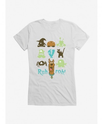 Crazy Deals Scooby-Doo Ruh-Roh! Spooky Icons Girls T-Shirt $5.98 T-Shirts