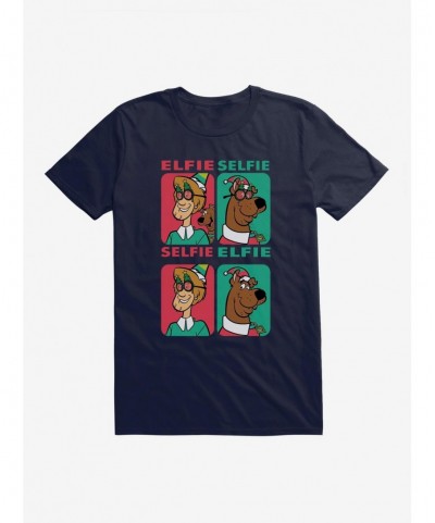 Festival Price Scooby-Doo Holiday Shaggy And Scooby Elfie Selfie T-Shirt $5.93 T-Shirts