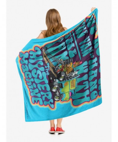 New Arrival Scooby-Doo Roll In The Van Throw Blanket $26.36 Blankets