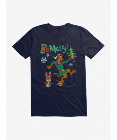 Discount Scooby-Doo Be Merry T-Shirt $7.84 T-Shirts