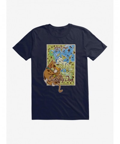 Sale Item Scooby-Doo Greetings From Crystal Cove Map T-Shirt $7.46 T-Shirts