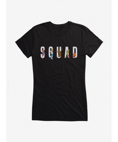 Unique Scooby-Doo 50th Anniversary Squad Goals: Fred, Daphne, Velma, Shaggy and Scooby Girls T-Shirt $6.18 T-Shirts