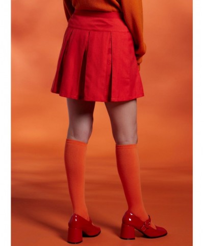 Hot Sale Scooby-Doo! Velma Pleated Skirt $7.74 Skirts