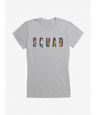 Unique Scooby-Doo 50th Anniversary Squad Goals: Fred, Daphne, Velma, Shaggy and Scooby Girls T-Shirt $6.18 T-Shirts