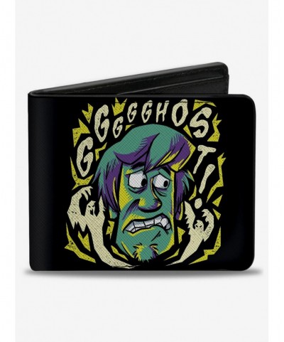 Clearance Scooby-Doo! Shaggy Scared Ghost Pose Bifold Wallet $7.23 Wallets