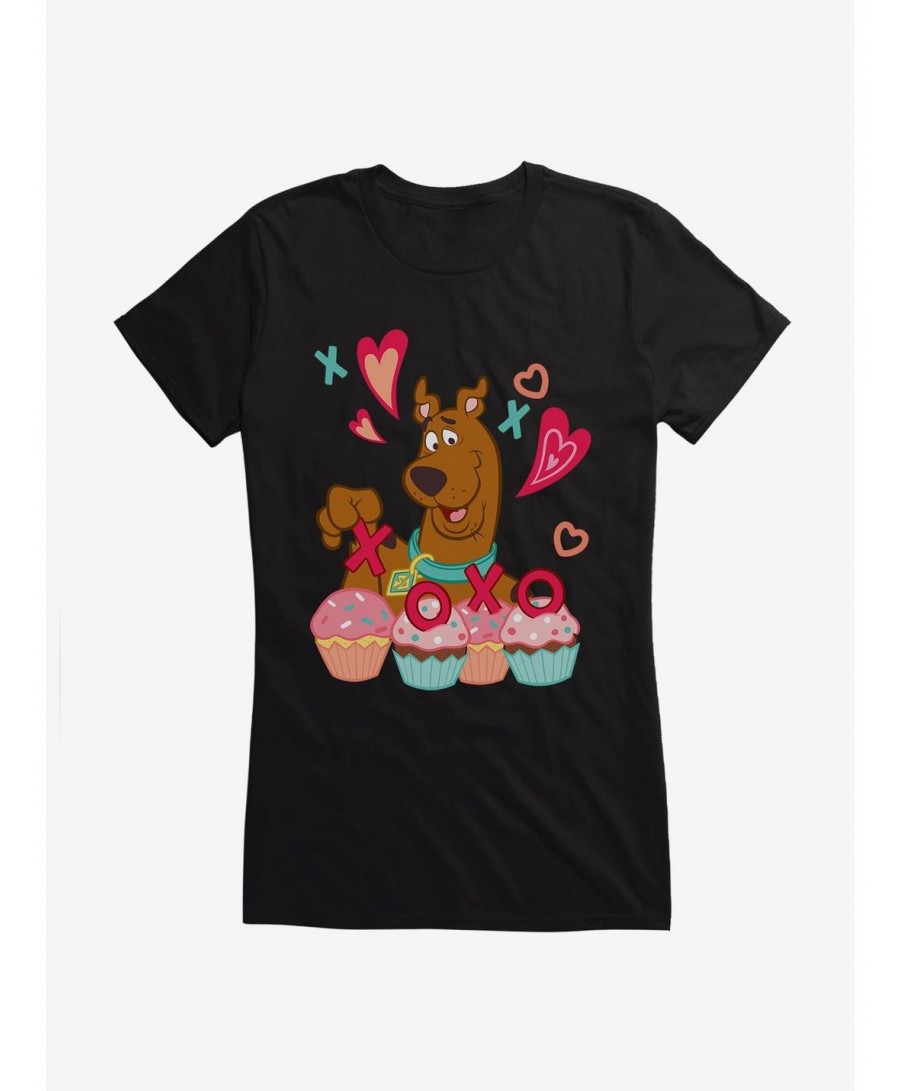 Exclusive Scooby-Doo Valentines XOXO Cupcake Girls T-Shirt $7.77 T-Shirts