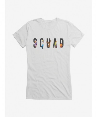 Unique Scooby-Doo 50th Anniversary Squad Goals: Fred, Daphne, Velma, Shaggy and Scooby Girls T-Shirt $6.18 T-Shirts