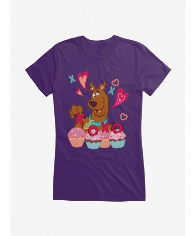 Exclusive Scooby-Doo Valentines XOXO Cupcake Girls T-Shirt $7.77 T-Shirts