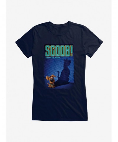 Absolute Discount Scoob! Movie His Epic Tail Girls T-Shirt $7.37 T-Shirts