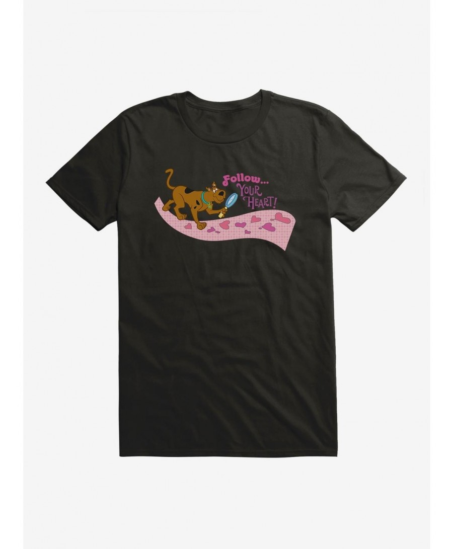 Pre-sale Discount Scooby-Doo Valentines Follow Your Heart! T-Shirt $5.93 T-Shirts