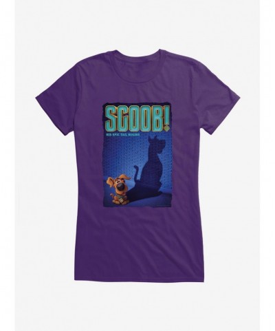 Absolute Discount Scoob! Movie His Epic Tail Girls T-Shirt $7.37 T-Shirts