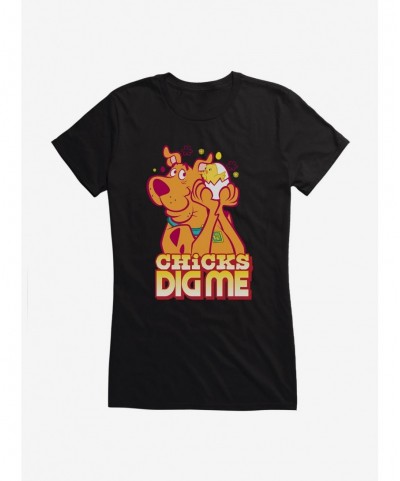 Sale Item Scooby-Doo Chicks Dig Me Girls T-Shirt $6.77 T-Shirts