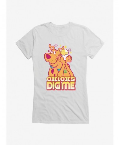 Sale Item Scooby-Doo Chicks Dig Me Girls T-Shirt $6.77 T-Shirts