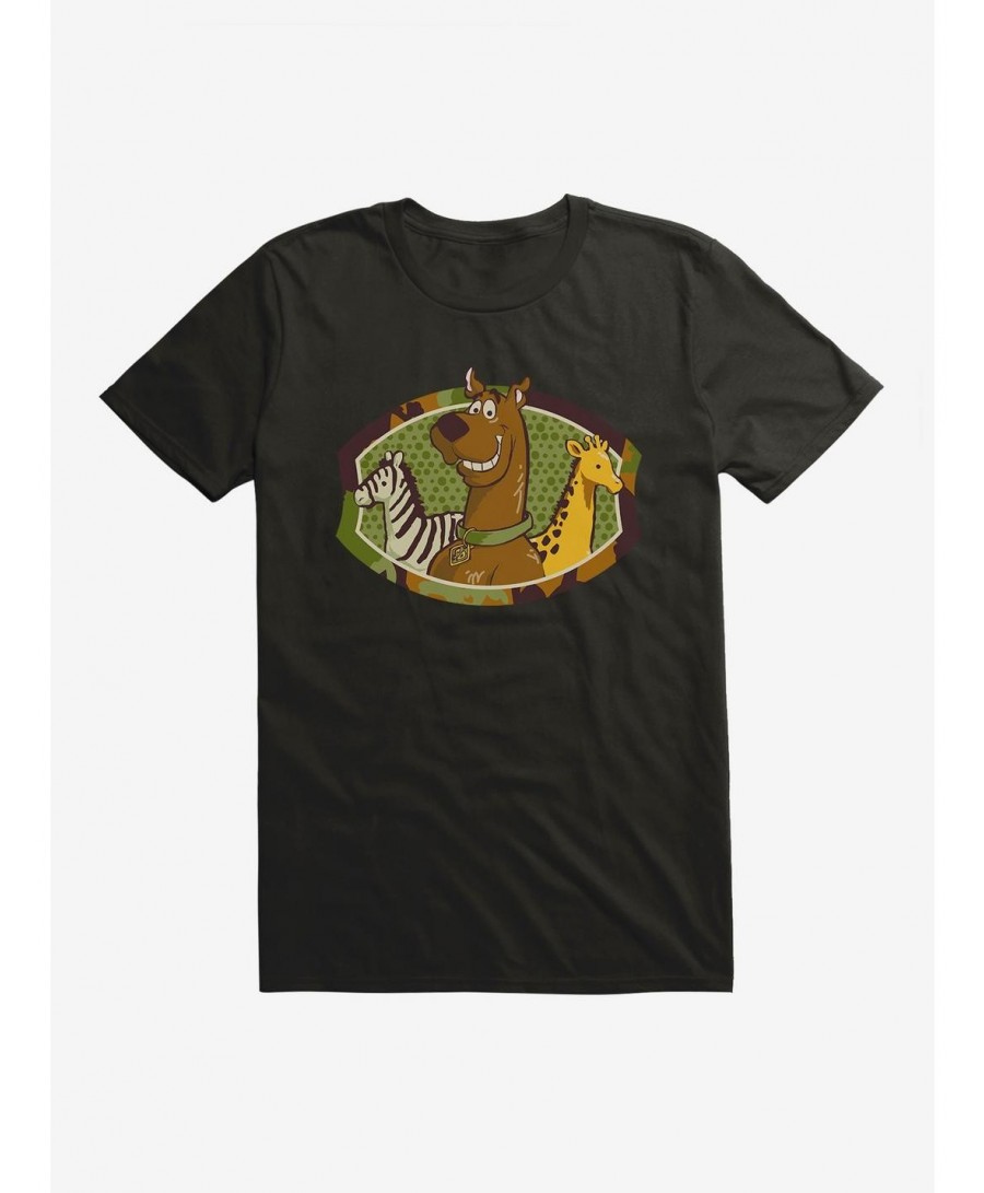 Flash Deal Scooby-Doo Zebra Giraffe Safari Icon T-Shirt $6.50 T-Shirts