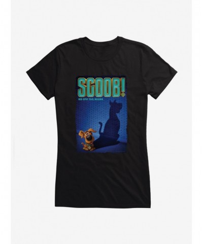 Absolute Discount Scoob! Movie His Epic Tail Girls T-Shirt $7.37 T-Shirts