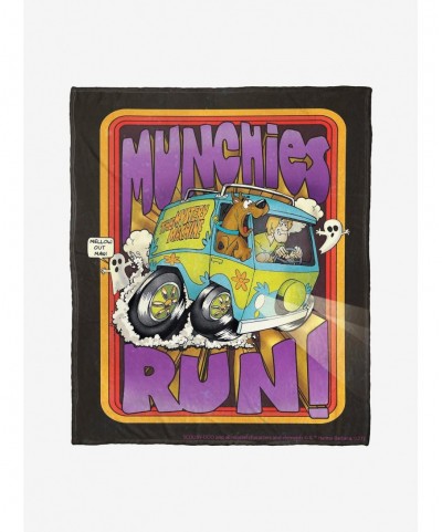 Discount Sale Scooby-Doo Munchies Run Throw Blanket $22.16 Blankets