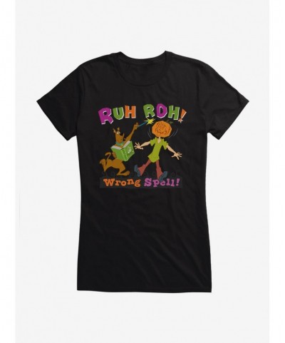 Sale Item Scooby-Doo Wrong Spell Girls Girls T-Shirt $9.96 T-Shirts