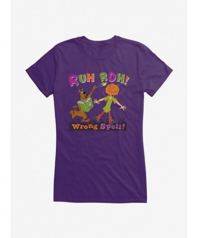 Sale Item Scooby-Doo Wrong Spell Girls Girls T-Shirt $9.96 T-Shirts