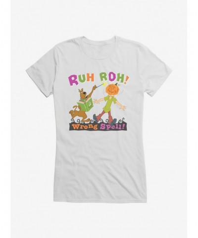 Sale Item Scooby-Doo Wrong Spell Girls Girls T-Shirt $9.96 T-Shirts