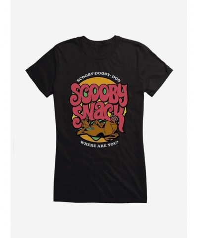 Pre-sale Scooby-Doo Scooby Snack Girls T-Shirt $9.56 T-Shirts