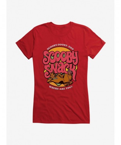 Pre-sale Scooby-Doo Scooby Snack Girls T-Shirt $9.56 T-Shirts