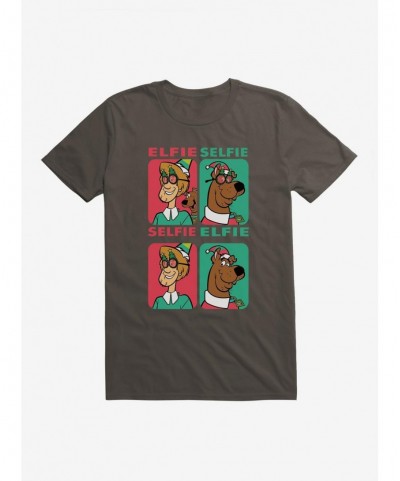 Festival Price Scooby-Doo Holiday Shaggy And Scooby Elfie Selfie T-Shirt $5.93 T-Shirts