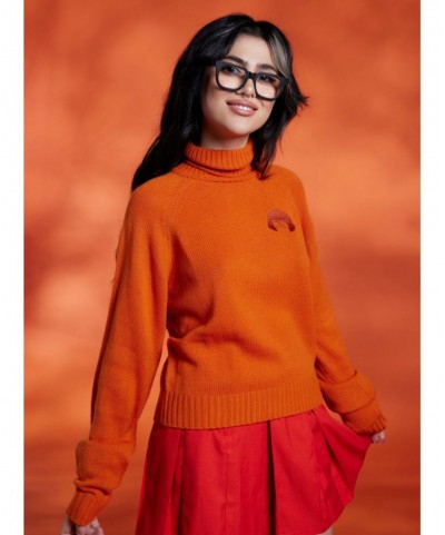 Discount Scooby-Doo! Velma Turtleneck Girls Sweater $12.15 Others