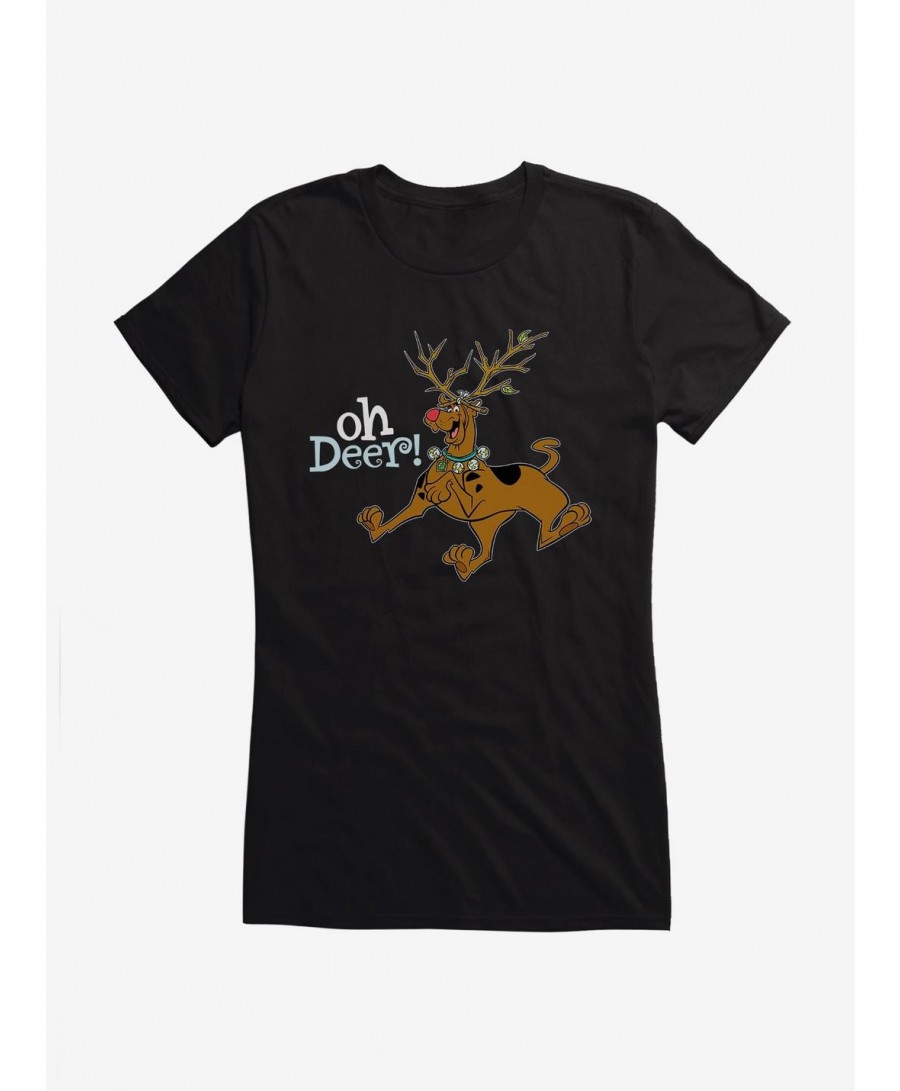 Exclusive Scooby-Doo Oh REINdeer Girls T-Shirt $6.18 T-Shirts