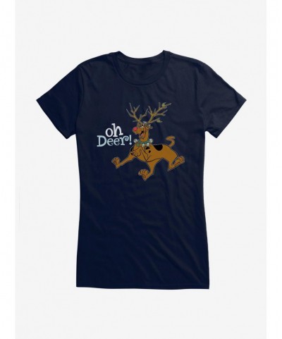 Exclusive Scooby-Doo Oh REINdeer Girls T-Shirt $6.18 T-Shirts