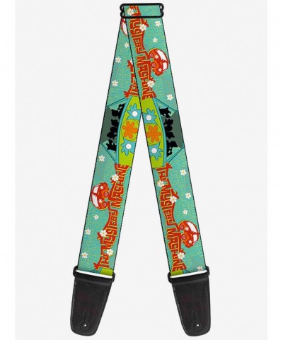 Fashion Scooby-Doo Group In The Mystery Machine Guitar Strap $9.71 Guitar Straps