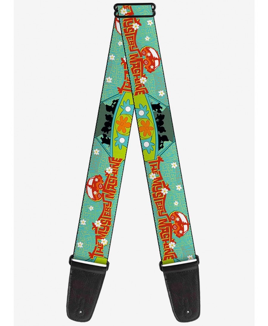 Fashion Scooby-Doo Group In The Mystery Machine Guitar Strap $9.71 Guitar Straps